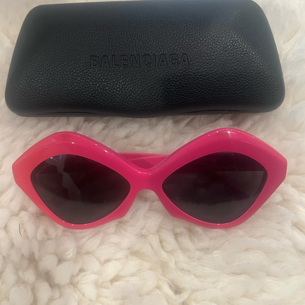 Balenciaga Vibrant Pink Eyewear